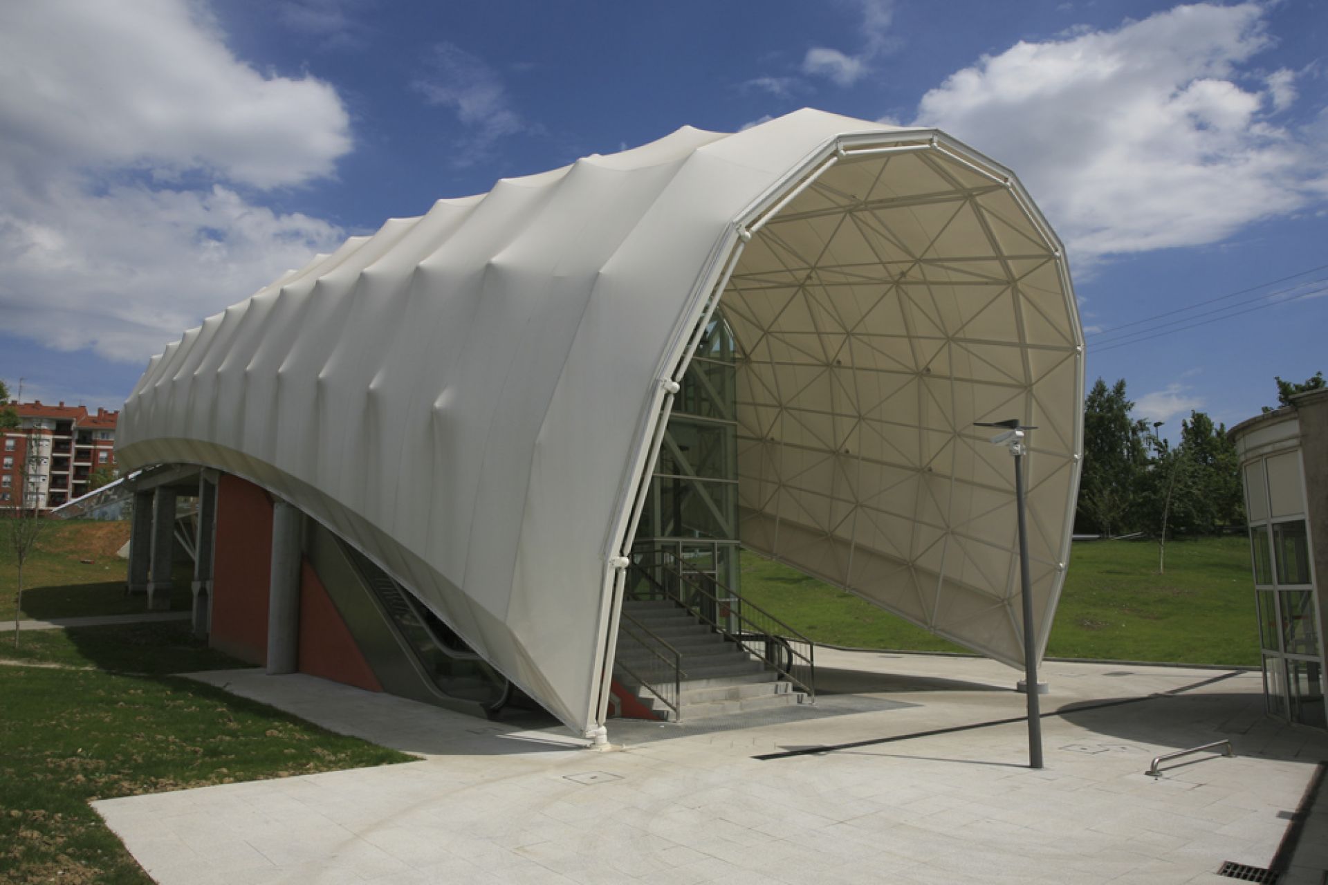 exterior of the pvc cover